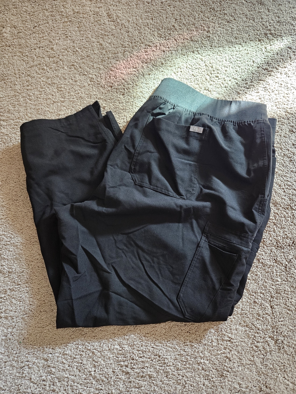 Figs Black Joggers